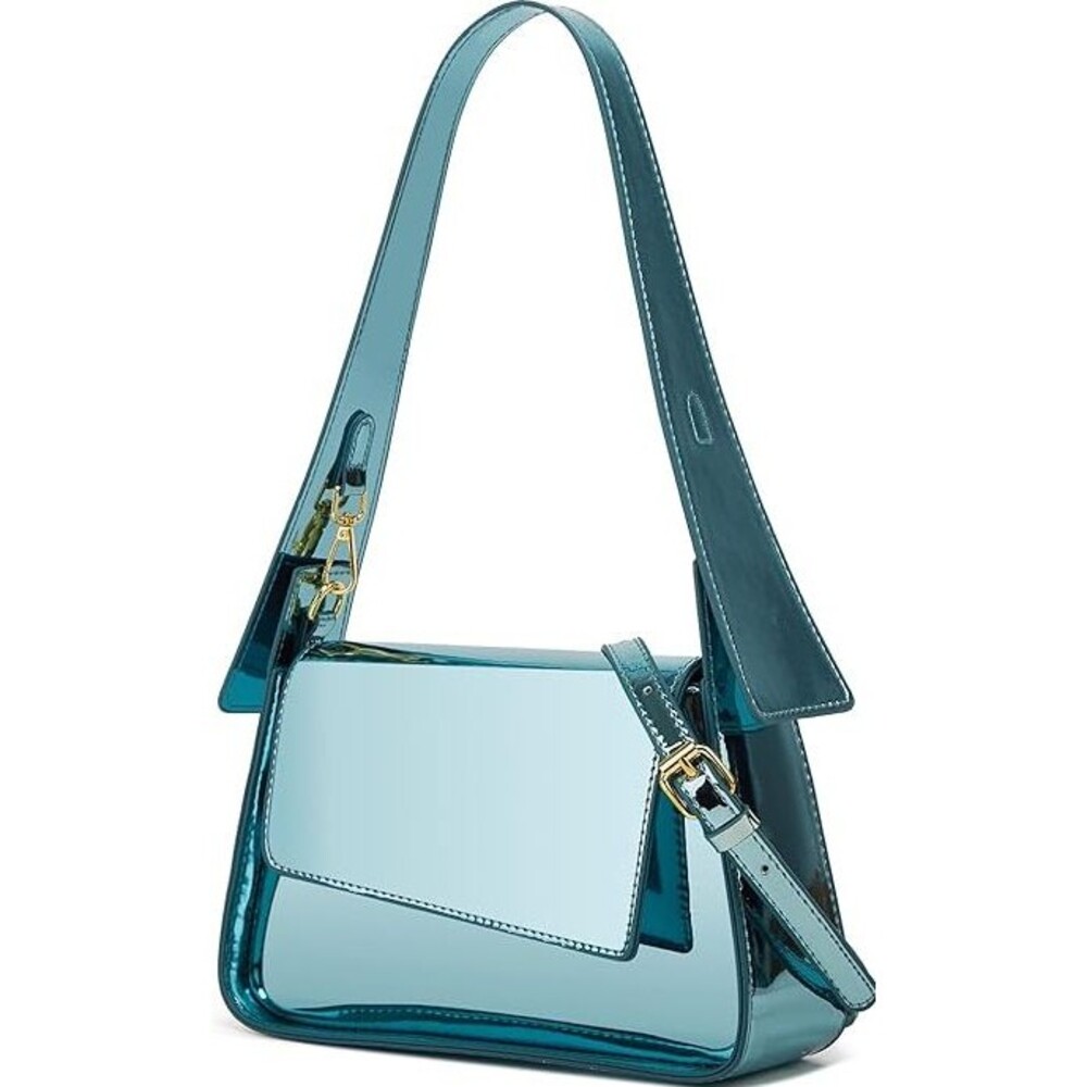 Epsion Women's Hobo Bag PU Leather Shoulder Handbag Glossy Purse Totes Satchels